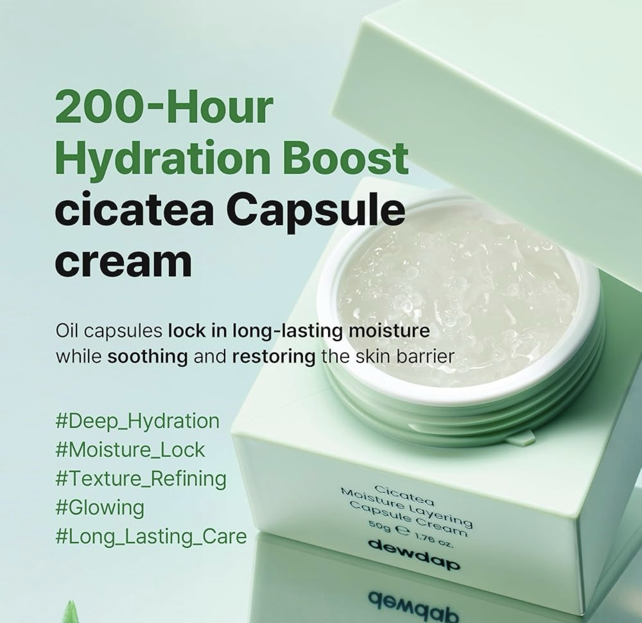 DEWDAP - Cicatea Moisture Layering Capsule Cream, 50g