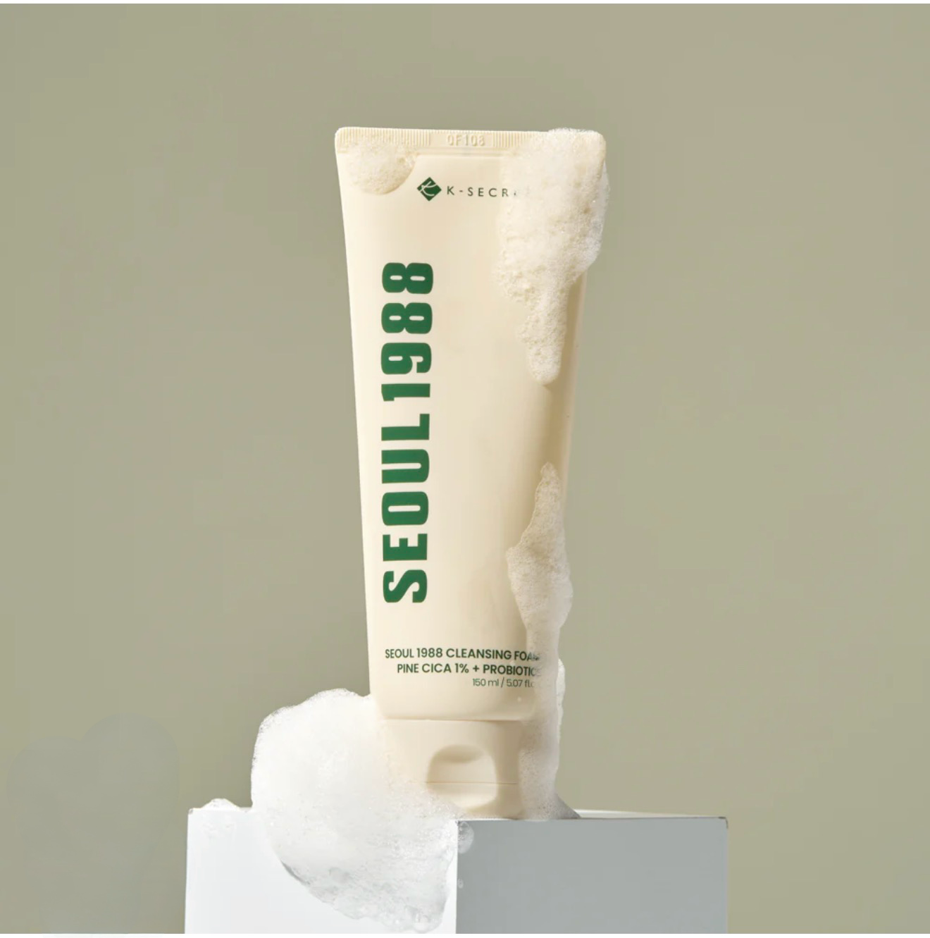 K-SECRET - SEOUL 1988 Cleansing Foam: Pine Cica 1% + Probiotics - 150ml