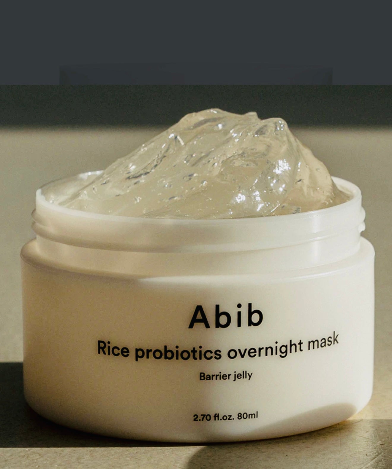 Abib – Rice Probiotics Overnight Mask Barrier Jelly (80ml)