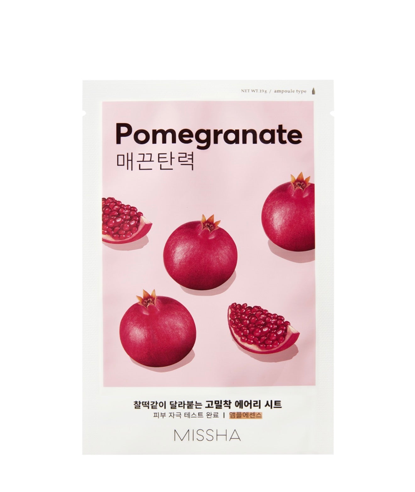 Missha - Airy Fit Pomegranate Sheet Mask, 19g