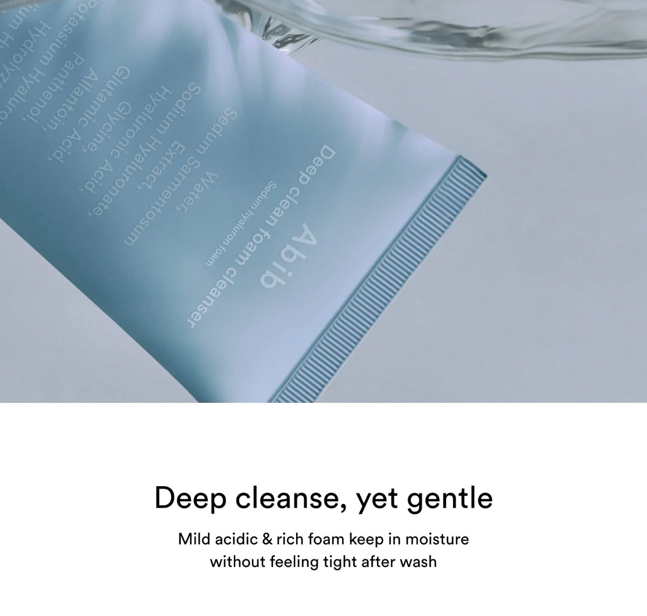 Abib - Deep Clean Foam Cleanser Sedum Hyaluron Foam, 150ml