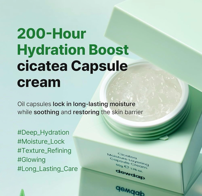 DEWDAP - Cicatea Moisture Layering Capsule Cream, 50g