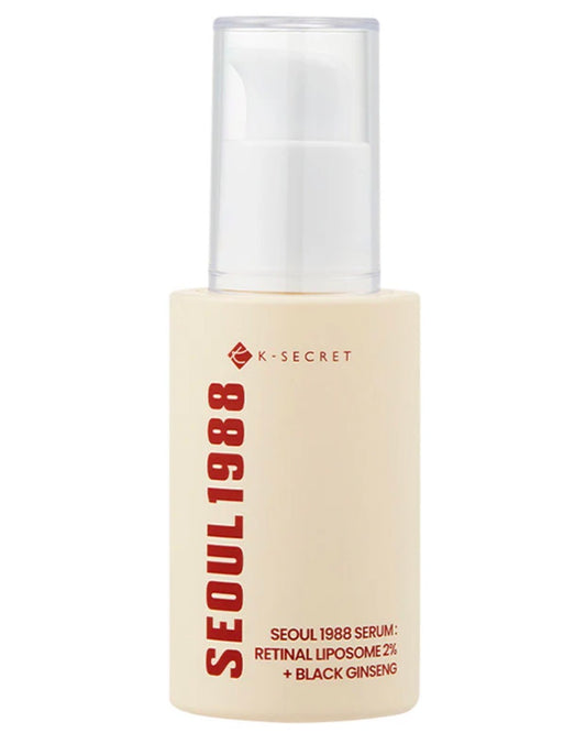 🌴K-SECRET - SEOUL 1988 Serum : Retinal Liposome 2% + Black Ginseng - 30ml