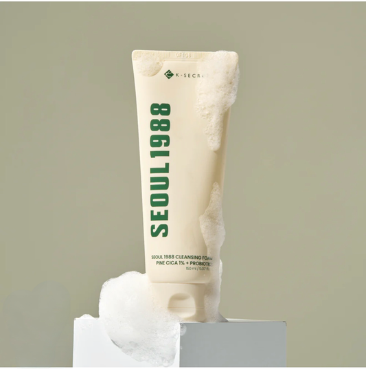 K-SECRET - SEOUL 1988 Cleansing Foam: Pine Cica 1% + Probiotics - 150ml
