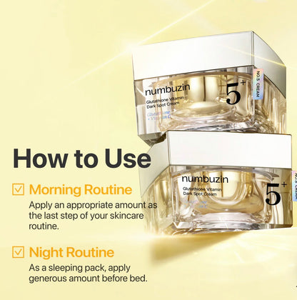 Numbuzin - No.5+ Vitamin Glutathione Dark Spot Laser Cream - 50ml