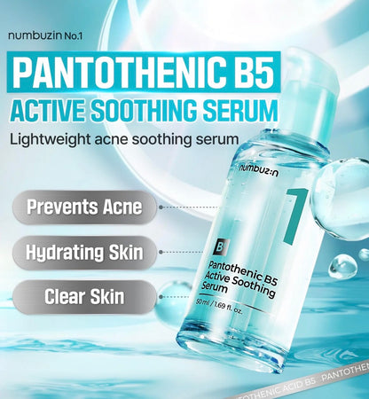 Numbuzin - No.1 Pantothenic B5 Active Soothing Serum - 50ml