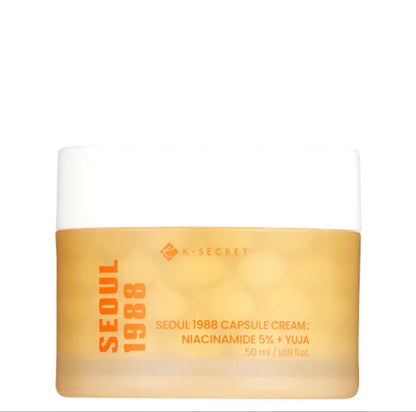 K-SECRET - Seoul 1988 Capsule Cream: Niacinamide 5% + Yuja, 50ml