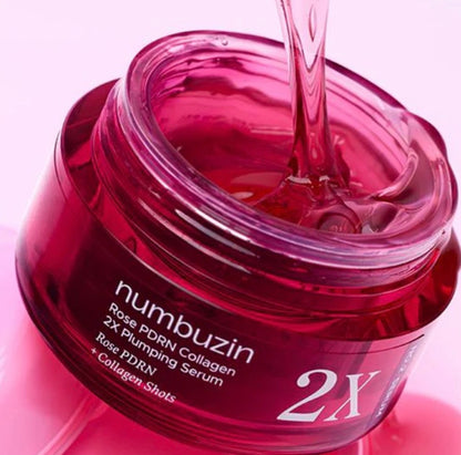 Numbuzin - No.2 Rose PDRN Collagen 2X Plumping Serum, 30ml