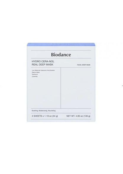 Biodance Hydro Cera-Nol Real Deep Mask 34g x 4pcs