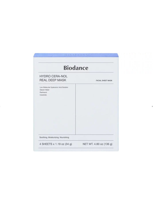 Biodance Hydro Cera-Nol Real Deep Mask 34g x 4pcs