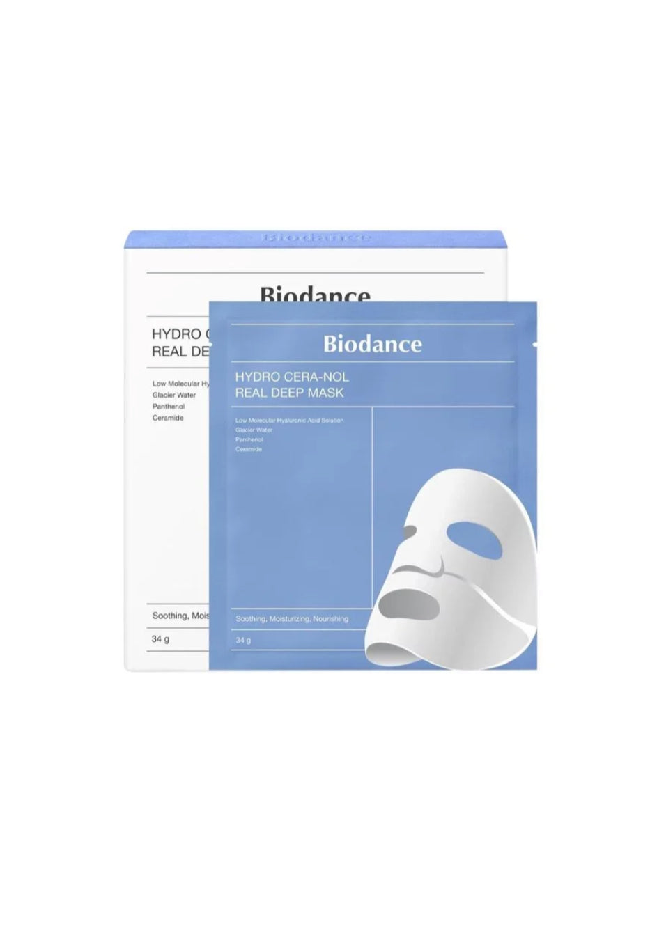 Biodance Hydro Cera-Nol Real Deep Mask 34g x 4pcs