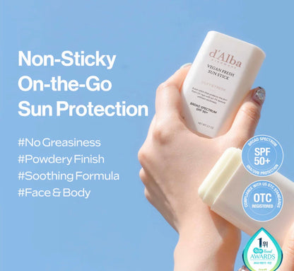 d'Alba - Air Fit Fresh Sun Stick SPF 50+ PA++++, 19g