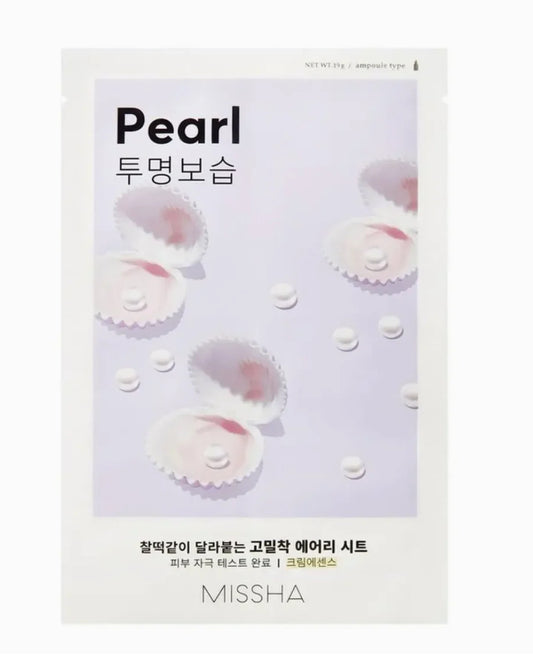 🐚Missha - Airy Fit Sheet Mask - Pearl, 19g