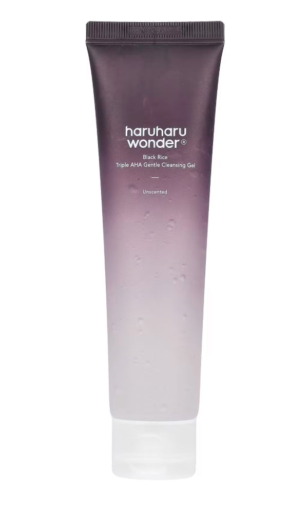 Haruharu Wonder - Black Rice Triple Aha Gentle Cleaning Gel 100ml