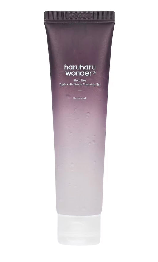 Haruharu Wonder - Black Rice Triple Aha Gentle Cleaning Gel 100ml