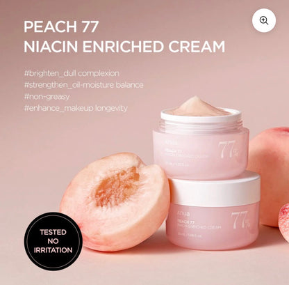 Anua - Peach 77% Niacin Enriched Cream, 50ml