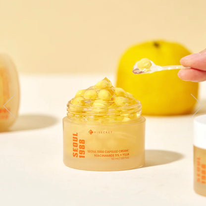 K-SECRET - Seoul 1988 Capsule Cream: Niacinamide 5% + Yuja, 50ml