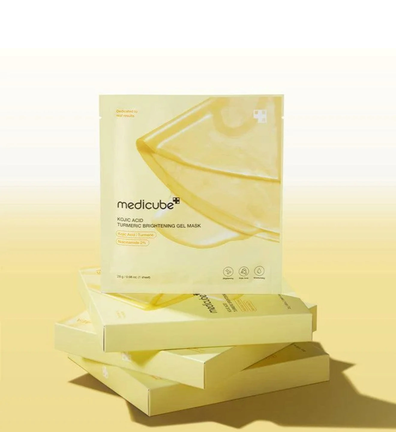 🌕[Medicube]Kojic Acid Turmeric Brightening Gel Mask, 28g