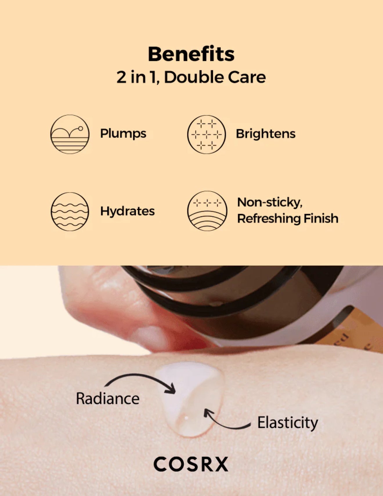 🐌[COSRX]Advanced Snail Radiance Dual Essence 80 ml