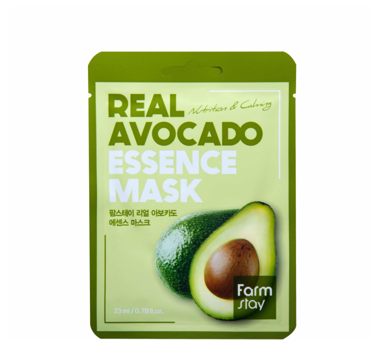 🥑[Farmstay]Real Avocado Essence Mask, 23ml