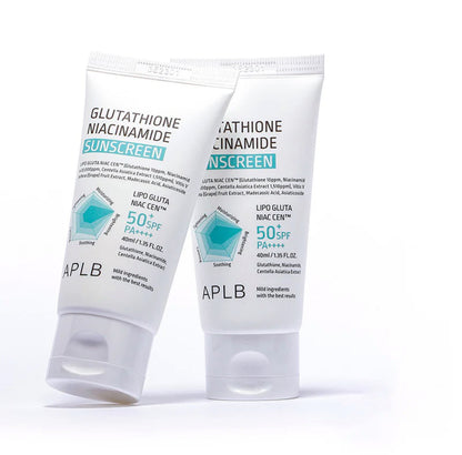 ☀️ APLB Glutathione Niacinamide Sunscreen SPF50+ PA++++ 40 ML