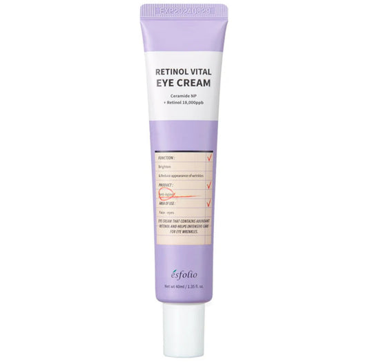⭐️[Esfolio] – Eye Contour Cream Retinol Vital Eye Cream – 40ml