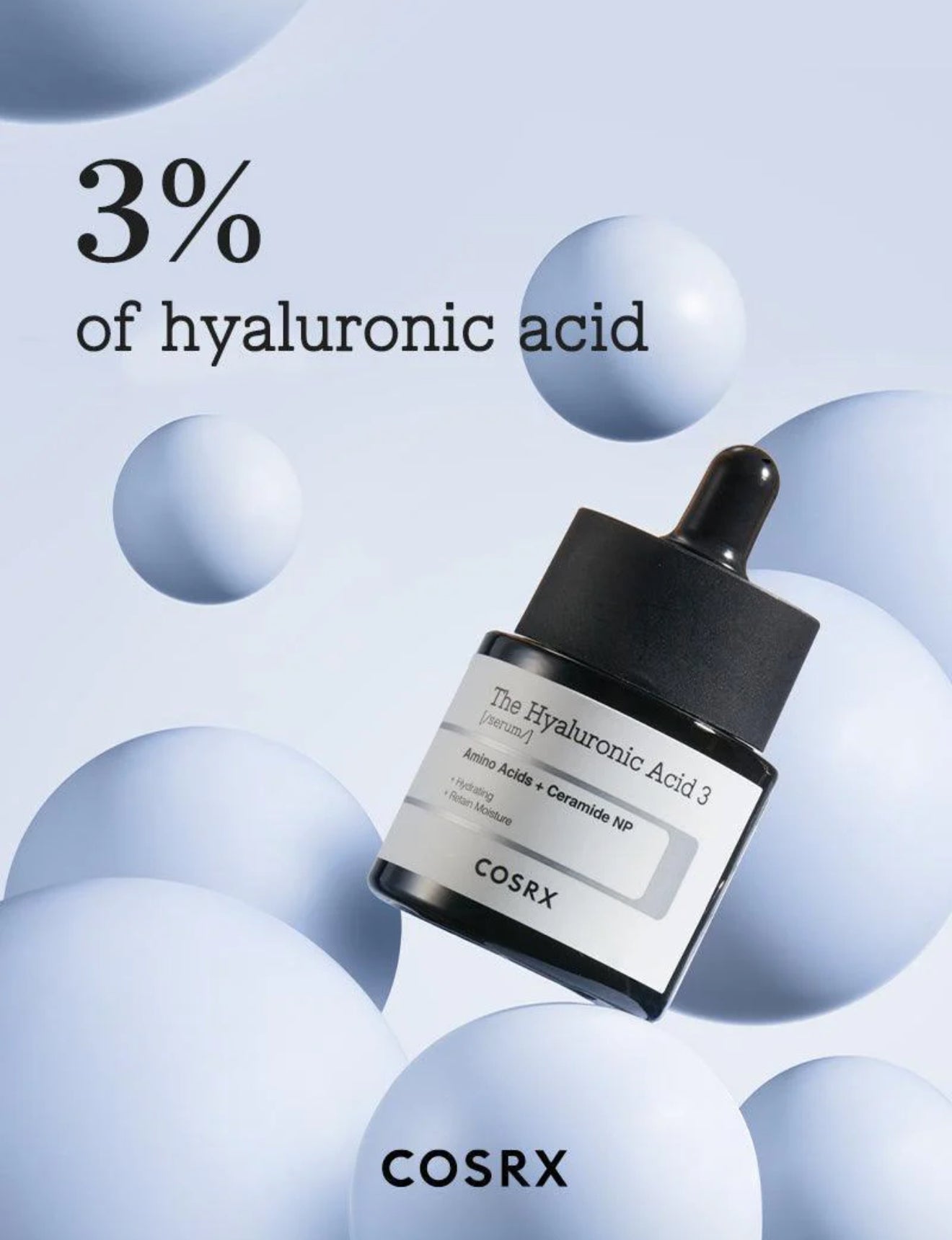 💓COSRX The Hyaluronic Acid 3 Serum 20ml