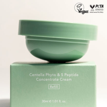 [Haruharuwonder] Centella Phyto & 5 Peptide Concentrate Cream Refill only 30ml